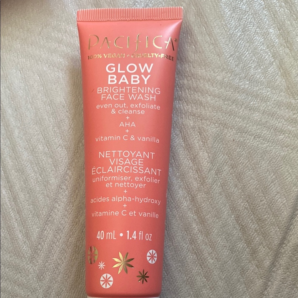 Pacifica Glow Baby Face Wash - Coral and Gold